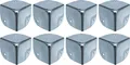 Produktbild: HMF 14966-09 Eckenschutz für Koffer, 8 Stück, 40 x 40 mm, Silber verzinkt