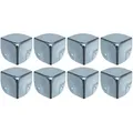 Produktbild: HMF 14966-09 Eckenschutz aus Metall für Koffer, 8 Stück, 40 x 40 x 40 mm, Silber verzinkt