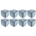 Produktbild: HMF 14966-09 Eckenschutz aus Metall für Koffer | 8 Stück | 40 x 40 x 40 mm | Silber verzinkt