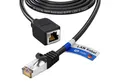 Produktbild: HB-DIGITAL LAN Kabel Verlängerung Patchkabel RJ45 CAT 7 S/FTP PiMF LSZH Netzwerkkabel, RJ45 (8P8C), RJ45 (100 cm), Pins Vergoldet 3µ