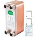 Produktbild: VEVOR EATB12 Plattenwärmetauscher Plattenwärmetauscher 30 Wärmetauscher 30 Plattenwärmetauscher Edelstahl 316L Wärmetauscher Heizung