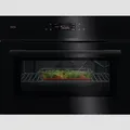 Produktbild: AEG 8000 MealAssist Einbau-Kompaktbackofen / WLAN-fähig / Mikrowelle / Emaille-Beschichtung / Schwarz NKK8N621B
