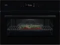Produktbild: AEG Kompaktbackofen mit Mikrowelle NKK8N621B | MealAssist | WLAN-fähig | 44 Liter | Kerntemperatursensor | schwarz