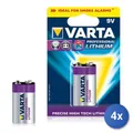 Produktbild: 4x Batterie Transistor 9V Varta 06122 301 401 Profi Lithium 9V