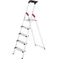 Produktbild: Hailo Stufenleiter L80 Comfortline Silber 5 Stufen 48 x 101 x 168 cm