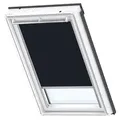 Produktbild: VELUX Verdunkelungsrollo Uni Dunkelblau 1100, F06, Aluminiumschiene,GGU,Manuell,VELUX