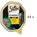 Produktbild: (€ 12,82/kg) SHEBA Schale Classics in Pastete Geflügelcocktail 44 x 85g