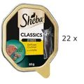 Produktbild: SHEBA Classics in Pastete - 22 x 85g (€ 15,48/kg) Geflügelcocktail für Katzen