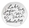 Produktbild: Räder Frühstücksteller Design Teller Mix & Match Lebe jeden Tag (14cm)