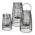 Produktbild: Metalllaternen 25 - 40 cm CINTA, 3er Set