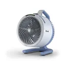 Produktbild: Shark FlexBreeze HydroGo Starker Ventilator mit Sprühnebel, Kühlung für drinnen & draußen, leise & langlebig, kabelgebunden & kabellos, kompakt & leicht,5 Geschwindigkeiten, Gletscher FA050EUBL