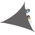 Produktbild: Sol Royal Sonnensegel dreieckig Wasserdicht 3x3x3m Terrasse – Sonnensegel Balkon Segeltuch UV Sonnenschutz Garten Pool Camping Sonnenschutz Segel Anthrazit – PS9