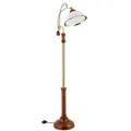 Produktbild: Relaxdays Stehlampe Jugendstil Weiß,Braun,Gold