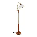 Produktbild: Stehlampe Bogenleuchte Jugendstil Lampe neigbar 40 W Vintage Stehlampe braun