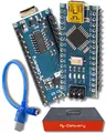 Produktbild: AZDelivery AZ-Nano V3-Board mit Atmega328 CH340 fertig verlötete, verbesserte Version mit USB Kabel inklusive E-Book!