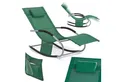 Produktbild: SoBuy Gartenliege OGS28, Relaxliege Schaukelliege Strandliege Outdoor, Sonnenliege mit Kopfkissen Liegestuhl Schaukelstuhl, Outdoor Camping
