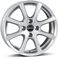 Produktbild: 4x Alufelgen Borbet LV4 crystal silver 5,5x15 ET40 LK4 100 15 Zoll Felgen Alu