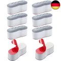 Produktbild: 8 Stück WC-Sitz-Stoßstangen Universal Deckelheber Dichtung WC Deckel Sitz P