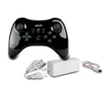 Produktbild: Original Wii U Pro Controller Schwarz mit Orig. USB Ladekabel Gr