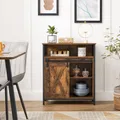 Produktbild: VASAGLE Sideboard Aufbewahrungsschrank, 70 x 30 x 80 cm, mit Schiebetür