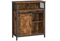 Produktbild: VASAGLE Sideboard Aufbewahrungsschrank mit Schiebetür, Küchenschrank, offenes Fach, 70 x 30 x 80 cm, verstellbare Ablage, Industriestil