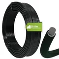 Produktbild: Fepro® Spanndraht 3,8 mm x 55 m, schwarz, verzinkt und kunststoffbeschichtet - witterungsbeständig, ideal für Maschendraht, Wildzaun, Garten oder basteln
