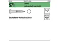 Produktbild: Reyher Sechskantholzschraube DIN 571 12 x 120 Stahl galvanisch verzinkt