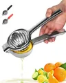 Produktbild: Zitronenpresse Edelstahl Extra Groß - Manuell Limettenpresse für Orangen & Zi...