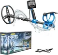 Produktbild: Garrett Vortex VX9 – Made in USA – Metalldetektor für Erwachsene – MD-MF Tech – wasserdicht bis 4,9 m, 21,6 cm x 27,9 cm Suchspule, 7 Frequenzoptionen, dreistufige Ziel-ID-Waage – wiegt 1,3 kg