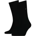 Produktbild: TOMMY HILFIGER Herren Socken, 2er Pack - Classic, Strümpfe, einfarbig Schwarz 47-49