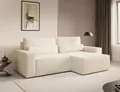 Produktbild: MOEBLO Ecksofa DENVER MINI aus Cord, Ottomane beidseitig montierbar Couch Cord für Wohnzimmer Schlafsofa Sofagarnitur Sofa Eckcouch L-Form Cordstoff, mit Schlaffunktion und Bettkasten