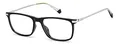 Produktbild: POLAROID Brille mit Sehstärke für Unisex optional mit Sonnenbrillentönung oder Blaulichtfilter, Rechteckig, gefertigt aus Acetat, Modell: 1057668075417 (inklusive Brillenetui)