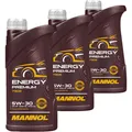 Produktbild: 3x1L MANNOL ENERGY PREMIUM 5W-30 MOTORÖL passend für MB 229.51 BMW LL-04 dexos 2