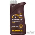 Produktbild: 1x1L MANNOL ENERGY PREMIUM 5W-30 MOTORÖL passend für MB 229.51 BMW LL-04 dexos 2