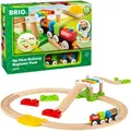 Produktbild: BRIO 33727 Mein erstes Bahn Spiel Set, aus Holz, mit Hängebrücke, 18 Teile