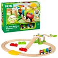 Produktbild: BRIO World 33727 Mein erstes Bahn Spiel Set - Zug mit Waggon, Schienen & Hängebrücke für Kleinkinder Einsteiger-Set empfohlen ab 18 Monaten