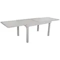 Produktbild: Gardenson Gartentisch, Grau, Metall, Glas, rechteckig, eckig, 90x75x135 cm, ausziehbar, UV-beständig, wetterbeständig, platzsparend, Gartenmöbel, Gartentische, Gartentische ausziehbar