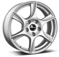 Produktbild: Borbet TL brilliant silver 5-Speiche 5.5x15 ET38 - LK5/100 ML57.06 Alufelge silber