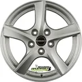 Produktbild: 4x Borbet TL brilliant silver 5-Speiche 5.5x15 ET38 - LK5/100 ML57.06 Felge Alu