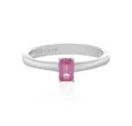 Produktbild: Cavill Solitärring Cavill Sterling Silberring 0,36 ct pinkfarbener Saphir Oktagon (1-tlg)