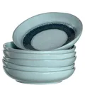 Produktbild: Leonardo Matera tiefe Keramik-Teller 6er Set, spülmaschinengeeignete Speise-Teller mit Glasur, 6 runde Steingut-Teller, Ø 20,7 cm, blau, 018546