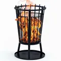 Produktbild: Feuerkorb mit Grill & Funkenschutz