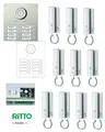Produktbild: Ritto Türsprechanlage Sprechanlage Acero 10 Teilnehmer UP TwinBus