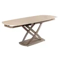 Produktbild: Riess Ambiente Ausziehbarer Esstisch Inception - 130–190cm - Natur - Marmor Keramik Design Tisch Metallgestell modern Esszimmer