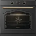 Produktbild: Gorenje Einbau-Backofen BOS67371CLB | 77 l | Multifunktion | bis 300°C | AirFry | AquaClean | Energieklasse A | Schwarz, A (Spektrum: A+++ bis D)