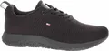 Produktbild: Tommy Hilfiger Corporate Knit Rib Runner - Herren Sneakers Schuhe Schwarz FM0FM02838-BDS , Größe: EU 45 UK 10.5