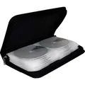 Produktbild: MediaRange  CD Tasche 48 CDs/DVDs/Blu-rays Nylon Schwarz 1 St. (B x H x T) 28...