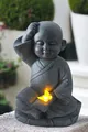 Produktbild: Solarleuchte Mönch Solarlampe Gartenfigur 41x30x24 cm Buddha mit Buch groß 4 Kg