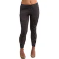 Produktbild: HERMKO 1672005 warme Damen Thermo-Leggings in Ringel-Optik, Größe:36/38 (S), Farbe:Marine Ringel