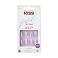 Produktbild: Kiss | Künstliche Nägel Gel Fantasy Violett - Größe M - Einfach Anzuwenden - Tre